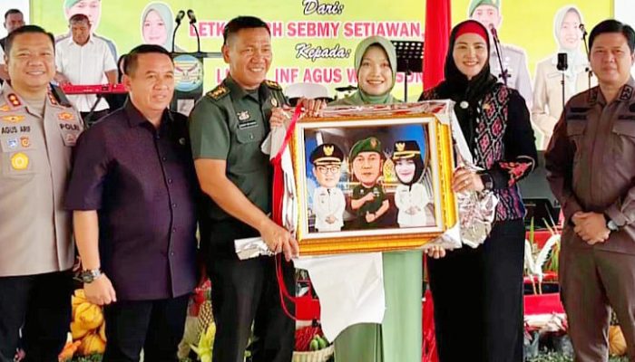 Jabatan Dandim 0432 Bangka Selatan Resmi Berganti, Debby Sampaikan Apresiasi untuk Letkol Arh Sebmy
