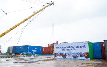 Tutup Tahun 2025, PT Timah Teken Balok dan Ekspor 1.765 Ton Logam Timah ke Pasar Global