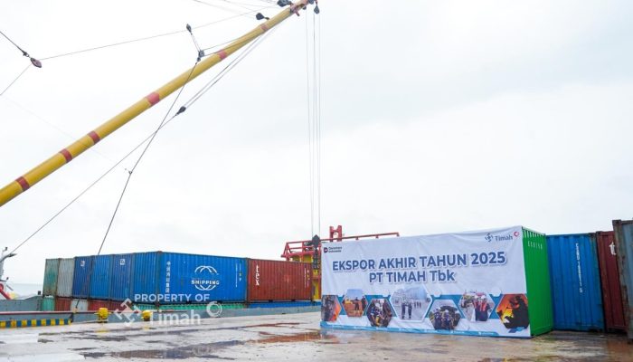 Tutup Tahun 2025, PT Timah Teken Balok dan Ekspor 1.765 Ton Logam Timah ke Pasar Global