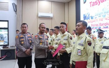 Sembilan Satpam PT Timah Terima Penghargaan dari Polres Bangka Barat