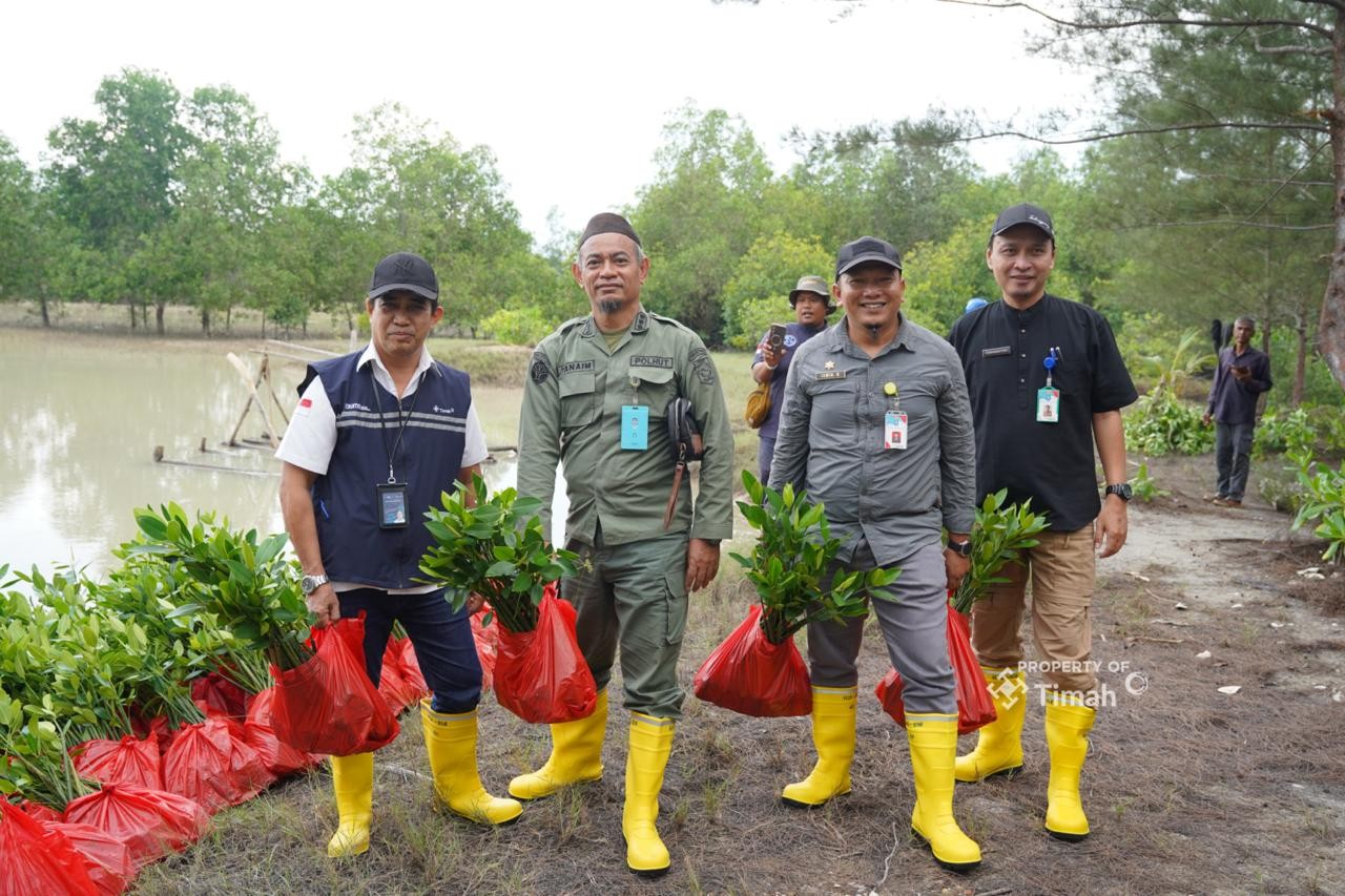 Lewat Program TJSL, PT Timah Tbk Tanam Belasan Ribu Mangrove di Kundur dan Meranti