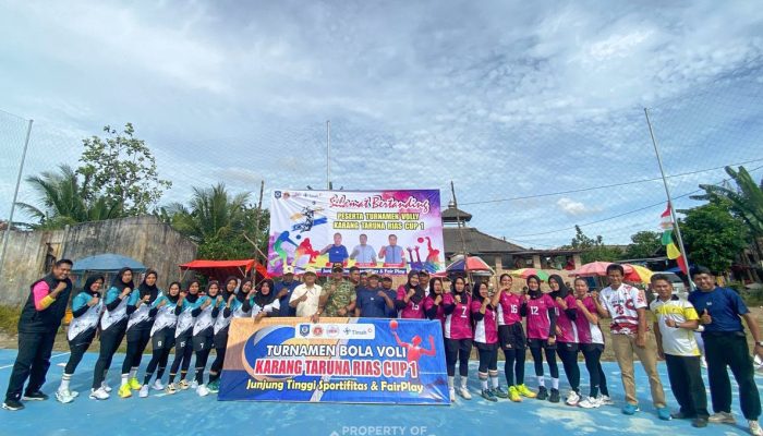 PT Timah Tbk Dukung Turnamen Voli Karang Taruna Rias Cup I di Bangka Selatan