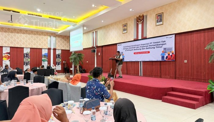 Puluhan Koperasi Ikuti Sosialisasi Kemitraan PT Timah di Pulau Belitung