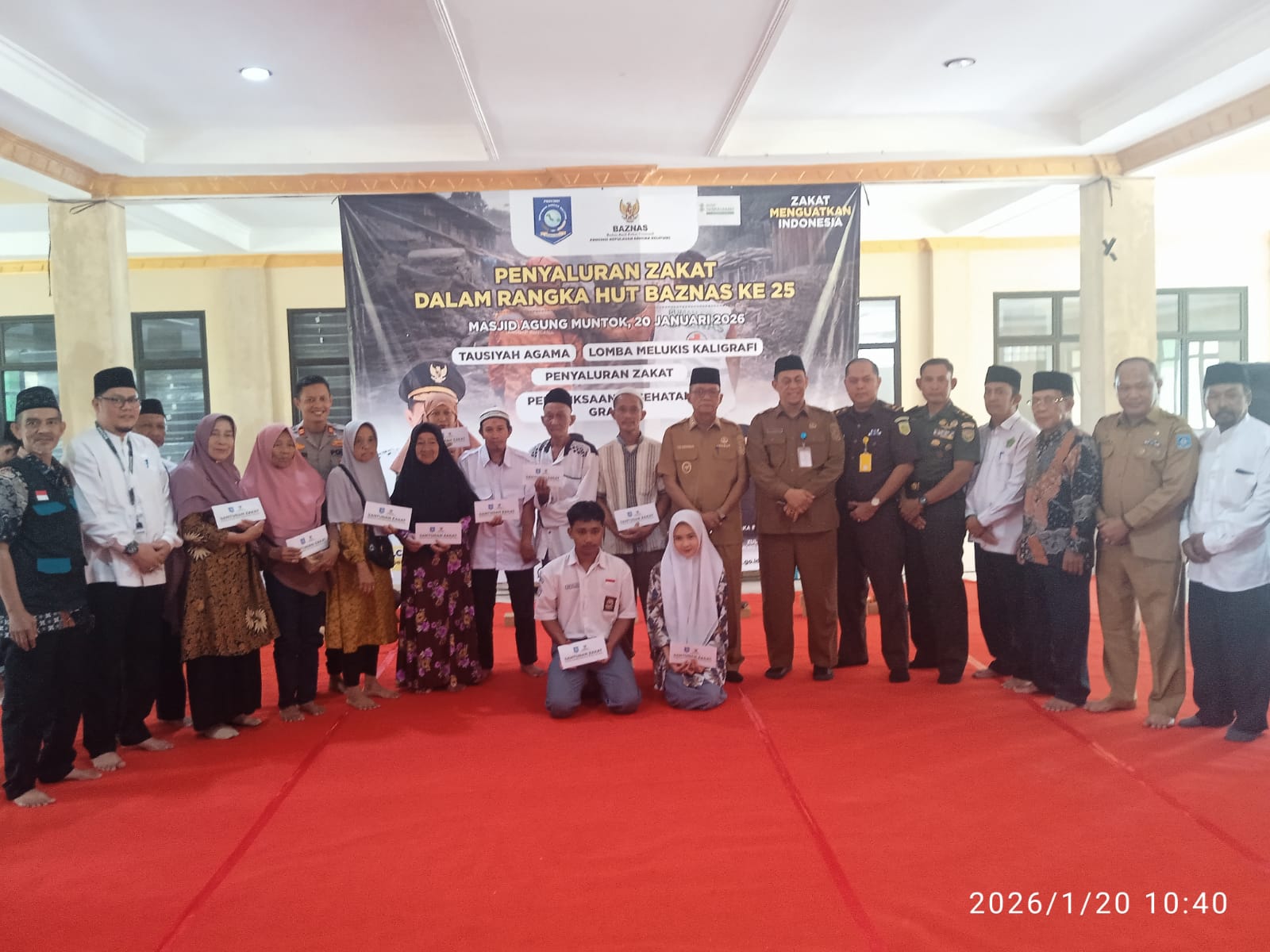 BAZNAS Bangka Belitung Salurkan Zakat, Negara Hadir Langsung ke Warga Mentok