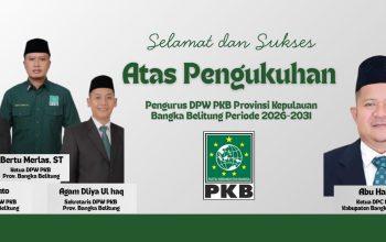 DPP Tunjuk Bertu Merlas Pimpin PKB Babel, Abu Hairi Sebut Langkah Sangat Tepat