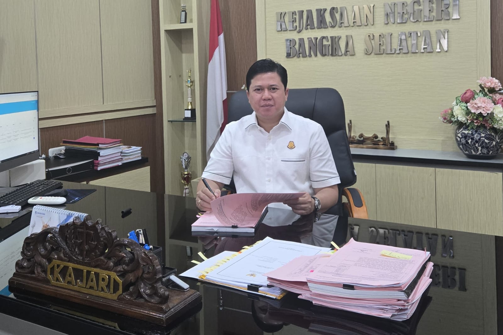 Lewat Pendampingan Hukum, Kejari Bangka Selatan Kembalikan PAD Hampir Rp1 Miliar