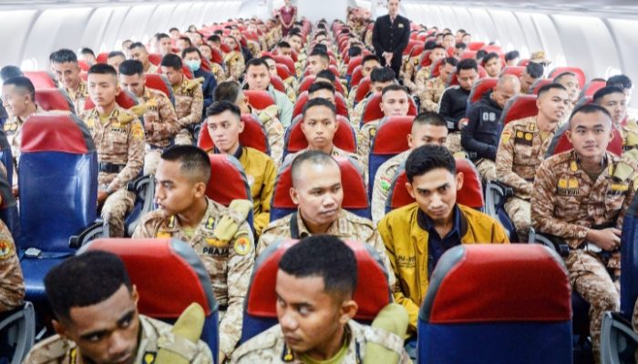 1.138 Praja IPDN Dikirim ke Aceh Tamiang, Bersihkan Kantor-kantor Dinas Terdampak Banjir