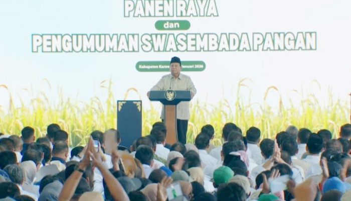Prabowo Bangga Swasembada Pangan Tercapai dalam Setahun: Kita Berdiri di Atas Kaki Sendiri