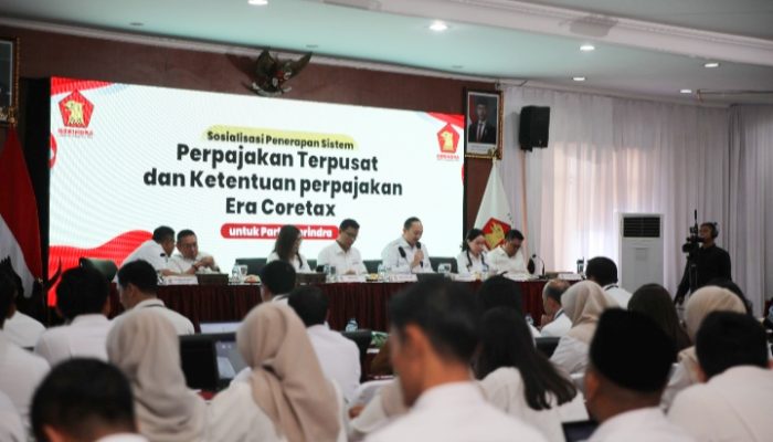 Sosialisasi Sistem Perpajakan Terpusat dan Ketentuan Era Core Tax, Gerindra Ajak Kader Taat Pajak