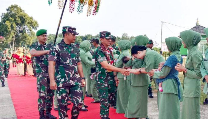 Kunjungi Kodim 0432 Basel, Pangdam II/Sriwijaya Ingatkan Prajurit Jaga Disiplin