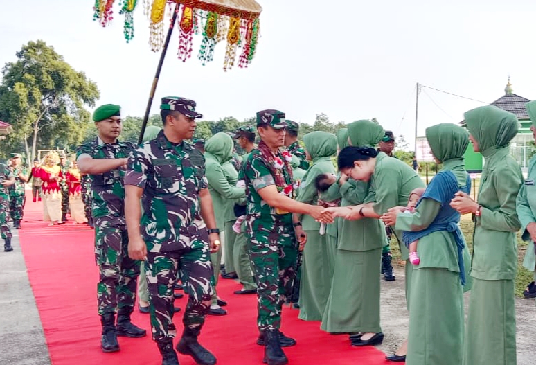 Kunjungi Kodim 0432 Basel, Pangdam II/Sriwijaya Ingatkan Prajurit Jaga Disiplin