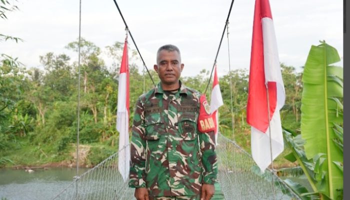 Inilah Jembatan Gantung yang Selamatkan Anak-anak dari Arus Deras Sungai Cipalebuh Garut