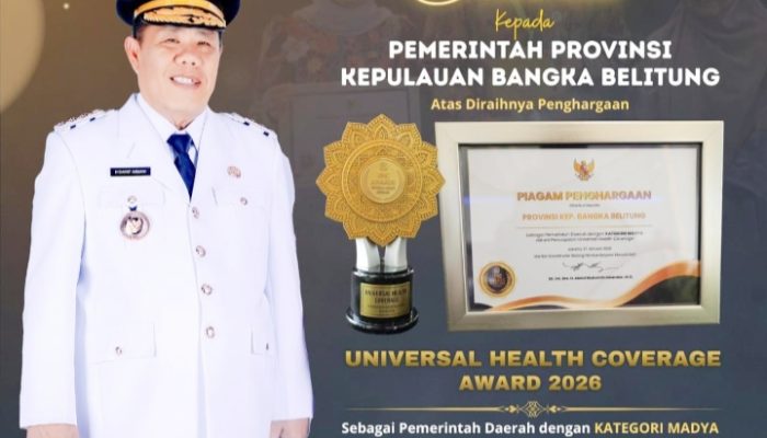 Pemprov Babel Raih Predikat Madya UHC Award 2026