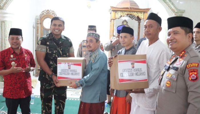 Jum’at Keliling, Dandim dan Kapolres Cilegon Ajak Warga Jaga Kamtibmas Jelang Ramadhan