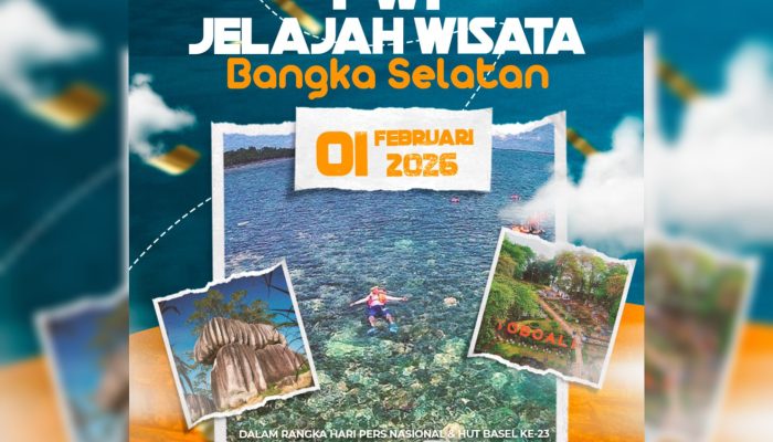 PWI Basel Gelar Jelajah Wisata Bangka Selatan, Dari Benteng Toboali hingga Pulau Kelapan