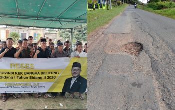 Warga Tempilang Curhat Jalan Rusak ke Heriyawandi Saat Reses