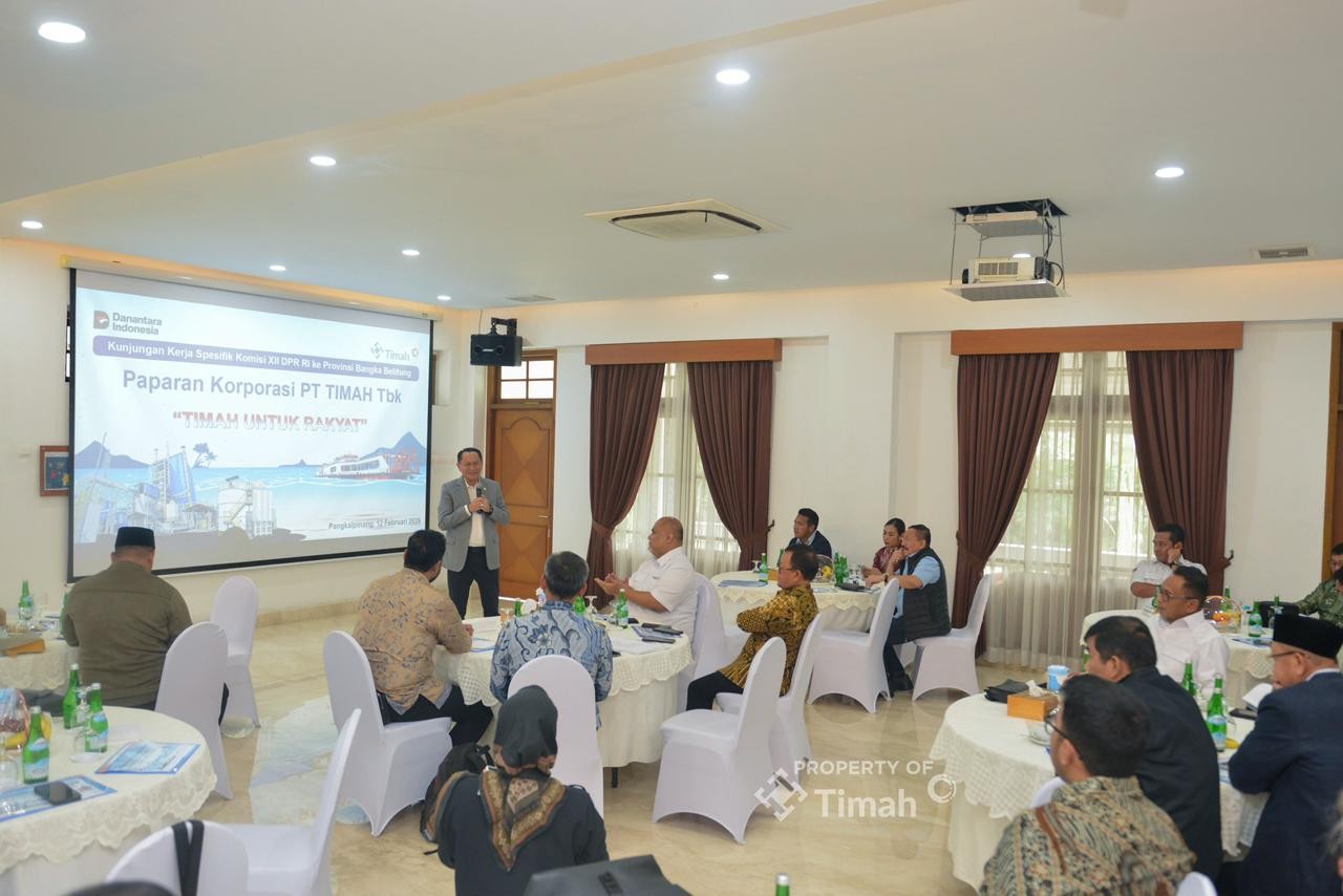 Dorong Percepatan HPM Timah, Komisi XII DPR RI Kunjungan Spesifik ke PT Timah Tbk
