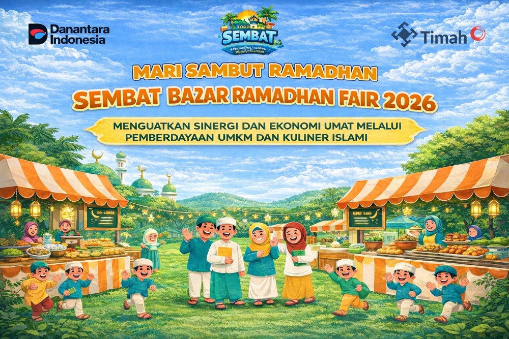 Dongkrak Ekonomi Lokal, PT Timah Gelar Bazar Ramadhan Fair 2026 di Pangkalpinang