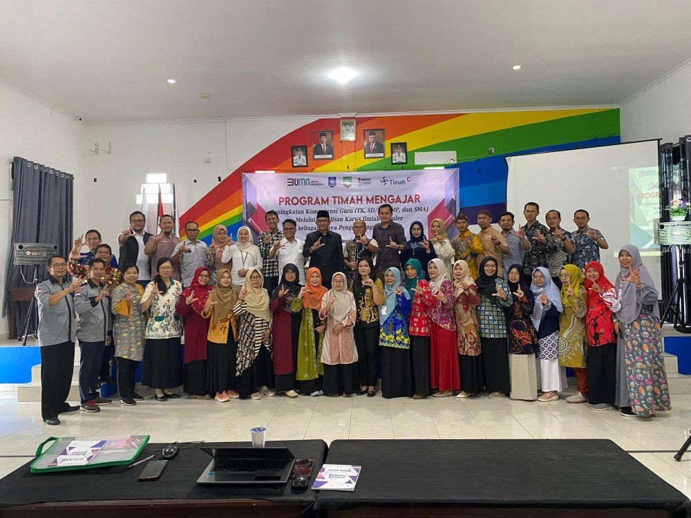 Guru di Belitung Timur Rasakan Dampak Nyata Gernas Tastaka PT TIMAH, Mengajar Jadi Lebih Efektif