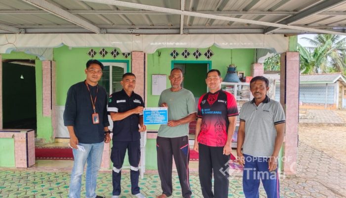 PT Timah Salurkan Bantuan untuk Musala Baiturrohman, Warga Keposang Bersyukur