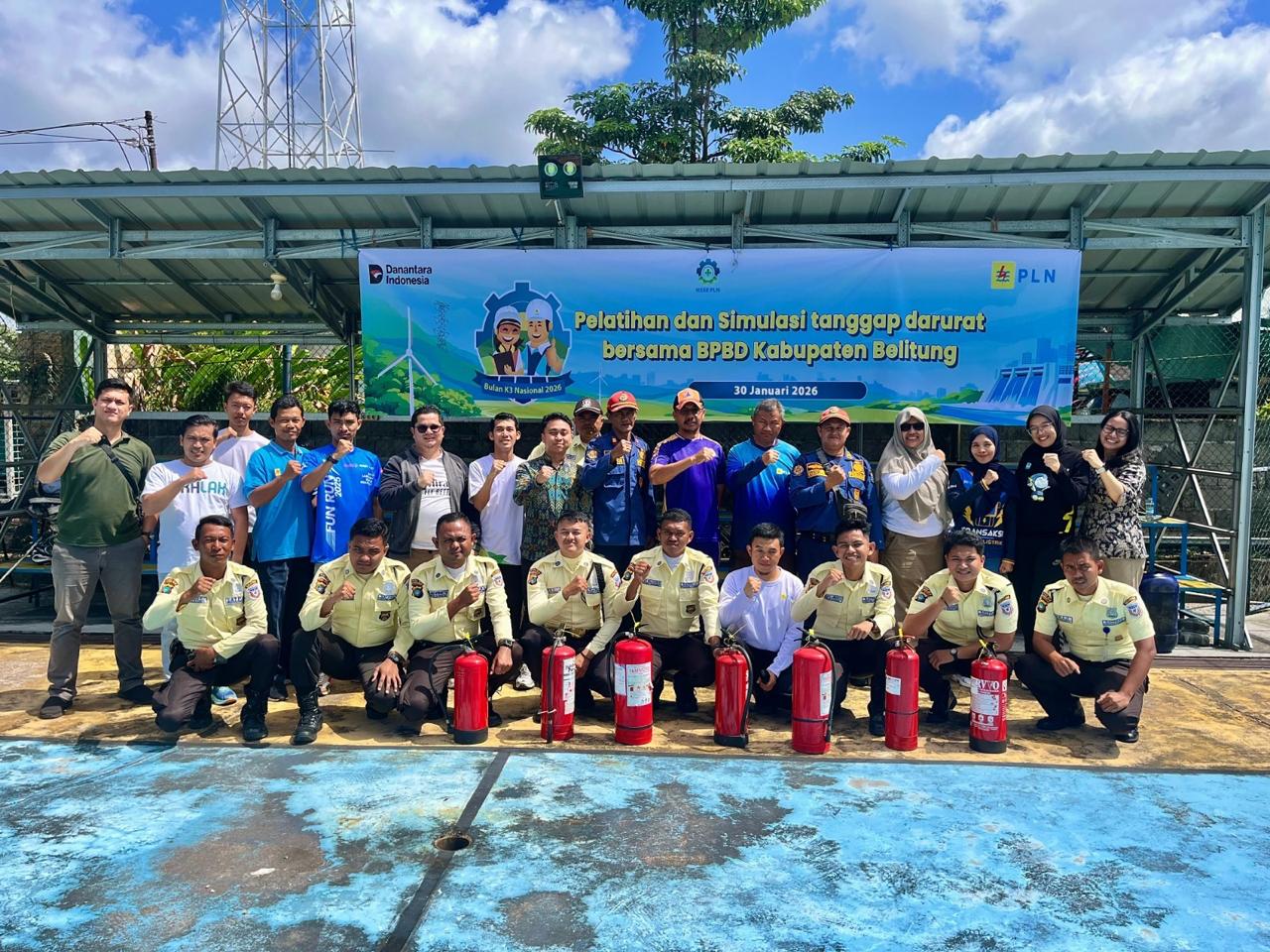 PLN dan BPBD Bersinergi Perkuat Kesiapsiagaan Kebakaran di Lingkungan Kerja