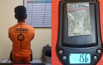 Tak Jera, Residivis Narkoba Baru Bebas 7 Bulan di Toboali Kembali Diciduk karena Sabu