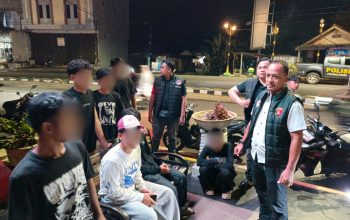 KRYD Polres Bangka Selatan, 2 Remaja Bawa Sajam Diamankan, 1 Positif Narkoba