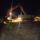 Kejar Target, Satgas TMMD Kodim 0432 Basel Lembur Bangun Jalan di Pulau Lepar