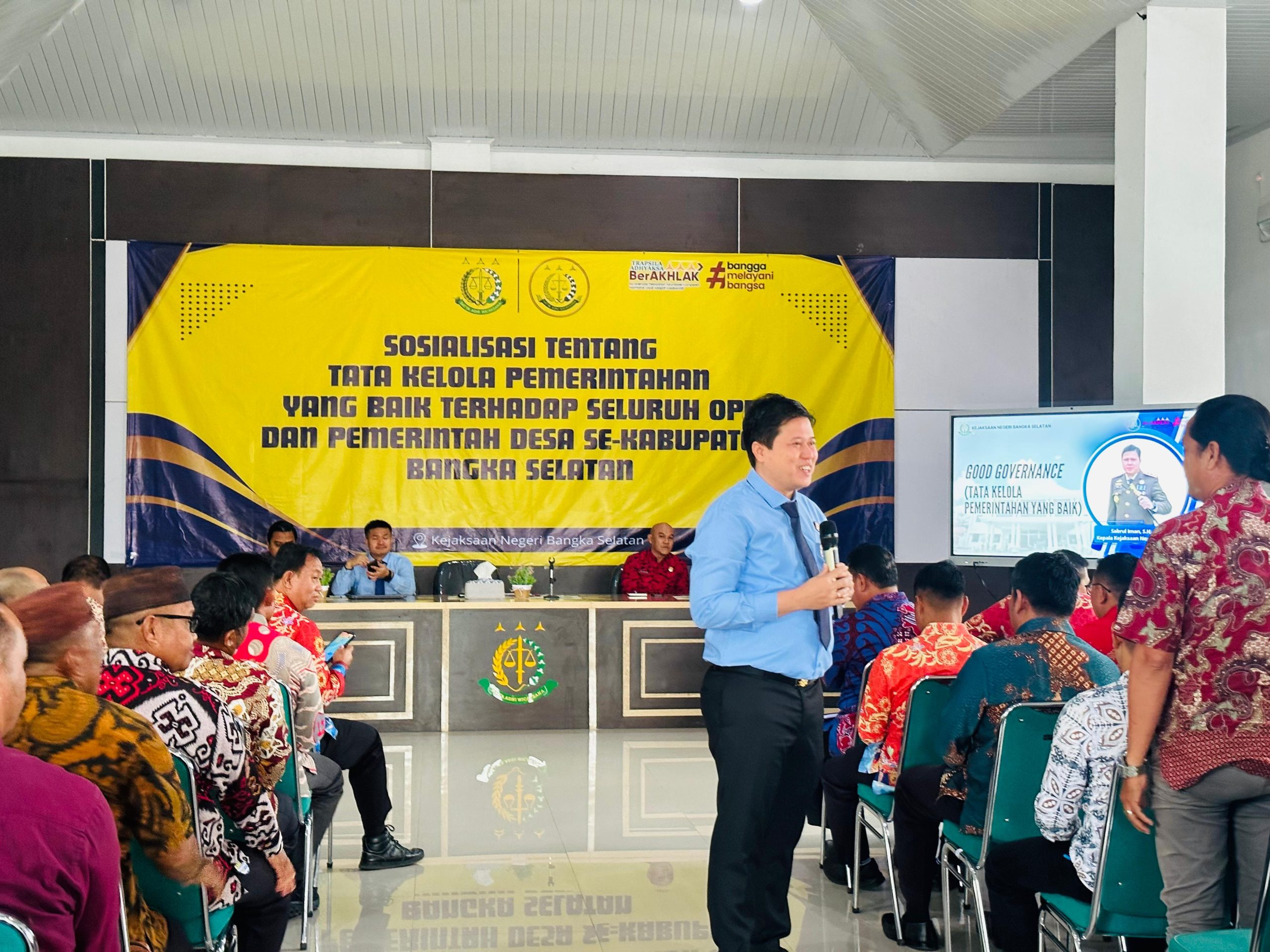 Kejari Bangka Selatan Ingatkan OPD dan Kades Soal Tanggung Jawab Kelola Uang Negara