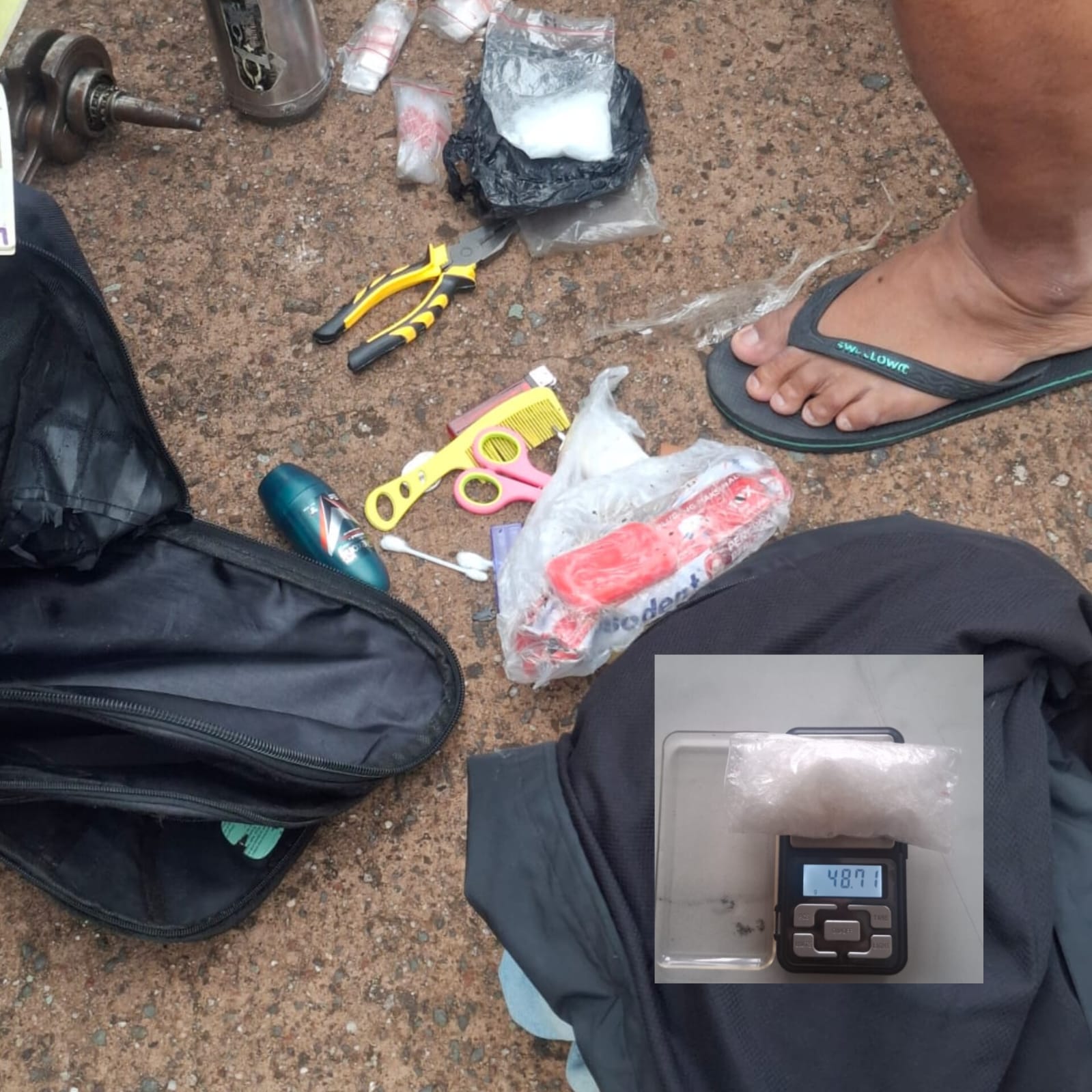 Bawa 48,71 Gram Sabu, Penumpang Kapal di Tanjung RU Ditangkap Polres Belitung