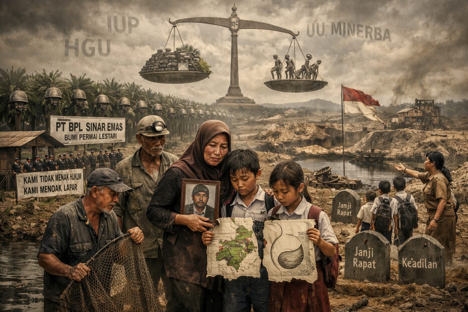 Di Balik Sawit PT BPL Sinar Emas dan IUP Timah: Jejak Konflik dan Luka di Kecamatan Kelapa Bangka Barat