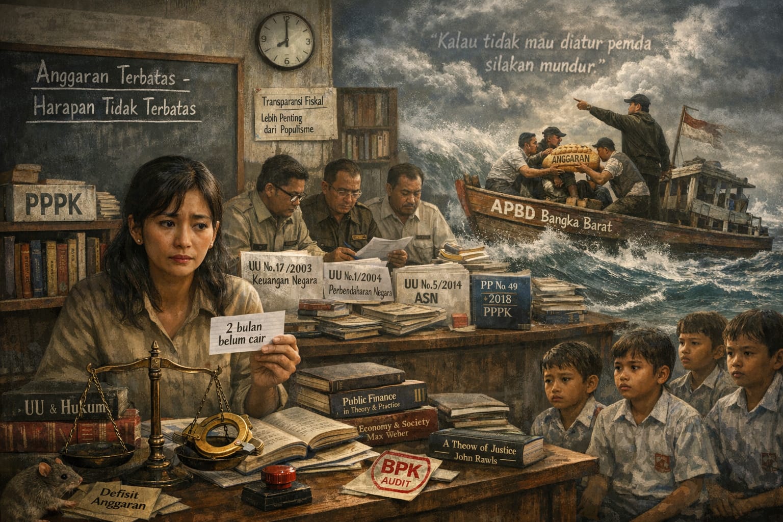 Antara Anggaran dan Keadilan: Membaca Peryataan Bupati Bangka Barat Dalam Cermin Tata Kelola Negara