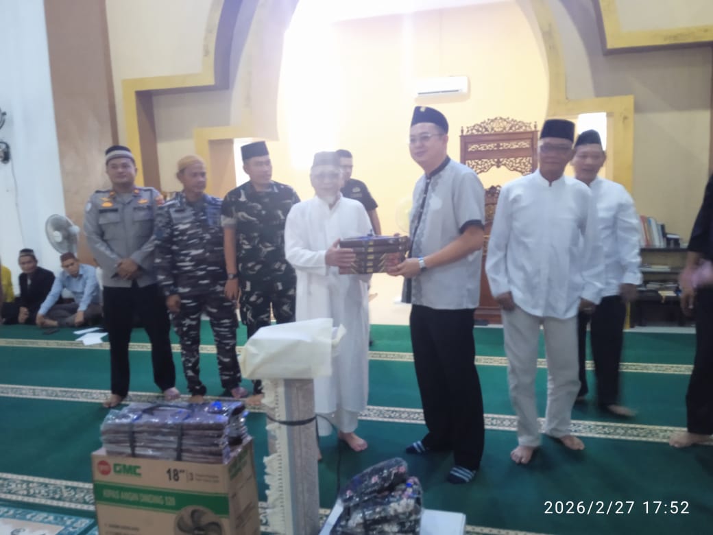 Safari Ramadhan di Desa Puput, Markus Tegaskan Santunan Sosial dan Toleransi Pilar Bangka Barat