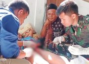 TNI “Jemput Bola” Cek Kesehatan Warga Terdampak di Aceh, Diikuti Ibu-ibu dan Balita