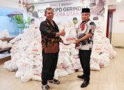 Rayakan HUT ke-18, Gerindra Sumut Tebar Kepedulian Lewat Ribuan Paket Sembako