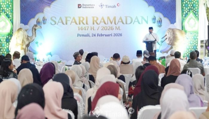 PT Timah menyalurkan santunan, sembako, dan motivasi pendidikan bagi masyarakat Pemali