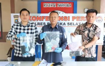 Edarkan Sabu Demi Untung, Tiga Warga Bangka Selatan Terancam 20 Tahun Penjara