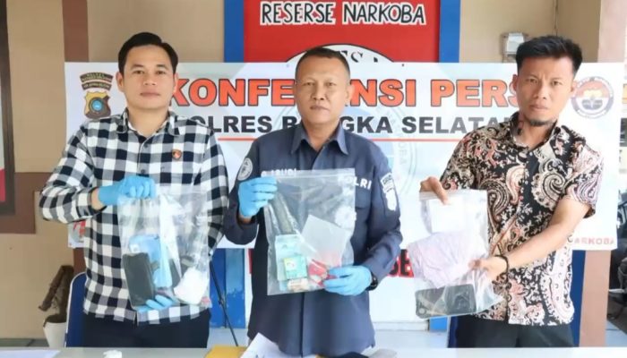 Edarkan Sabu Demi Untung, Tiga Warga Bangka Selatan Terancam 20 Tahun Penjara