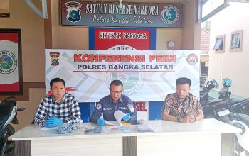 Polisi Ungkap 3 Pengedar Sabu di Bangka Selatan Terhubung Jaringan Sumsel