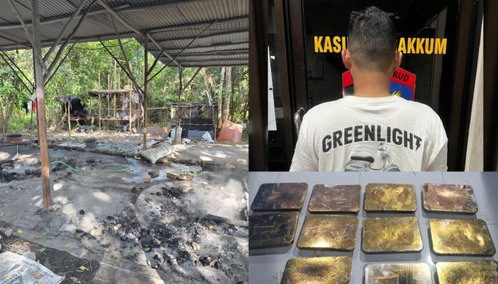 Gerebek Gudang Timah Ilegal di Bangka, Polisi Sita 12 Balok Timah dan Tangkap Pemilik