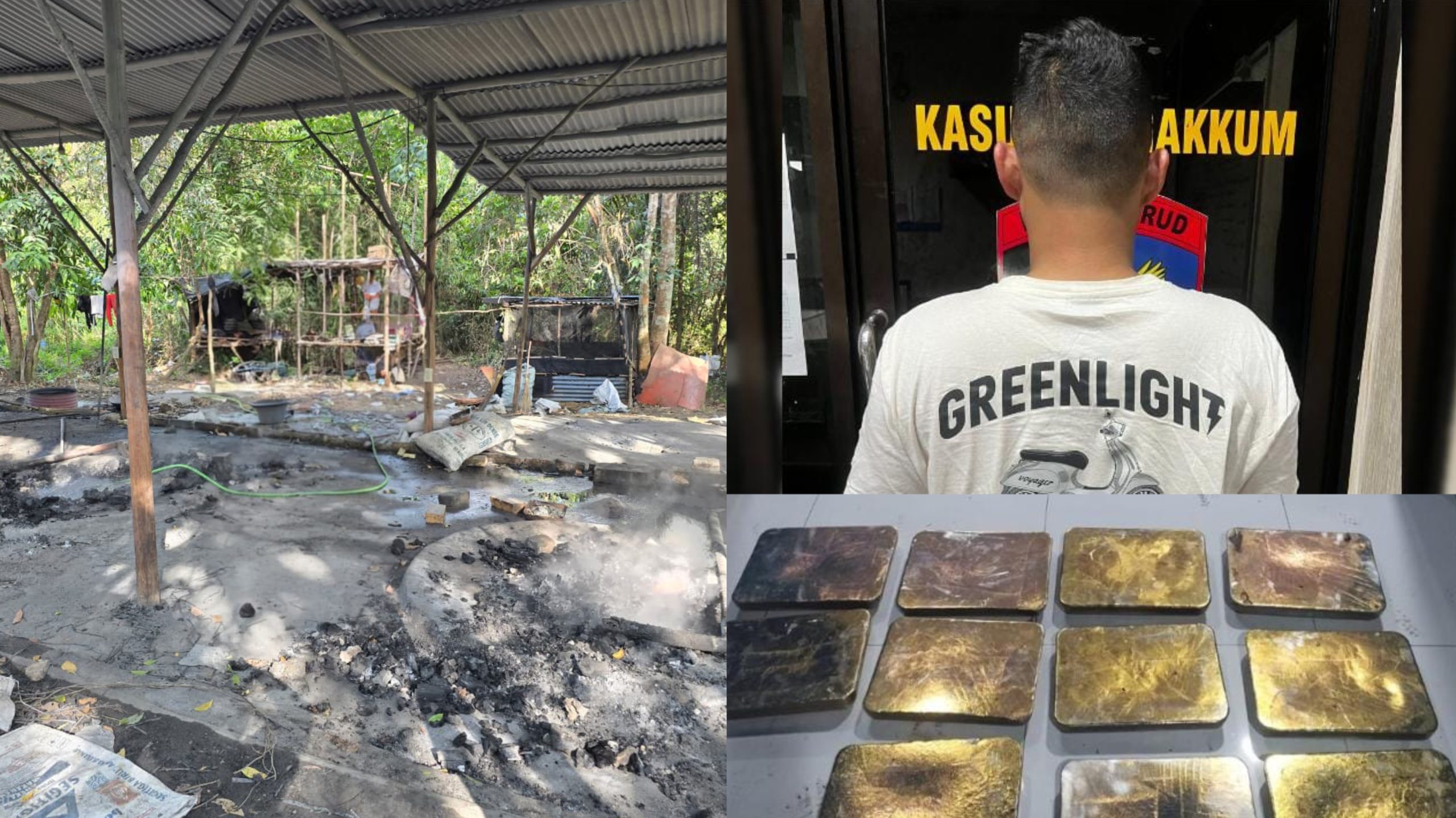 Gerebek Gudang Timah Ilegal di Bangka, Polisi Sita 12 Balok Timah dan Tangkap Pemilik