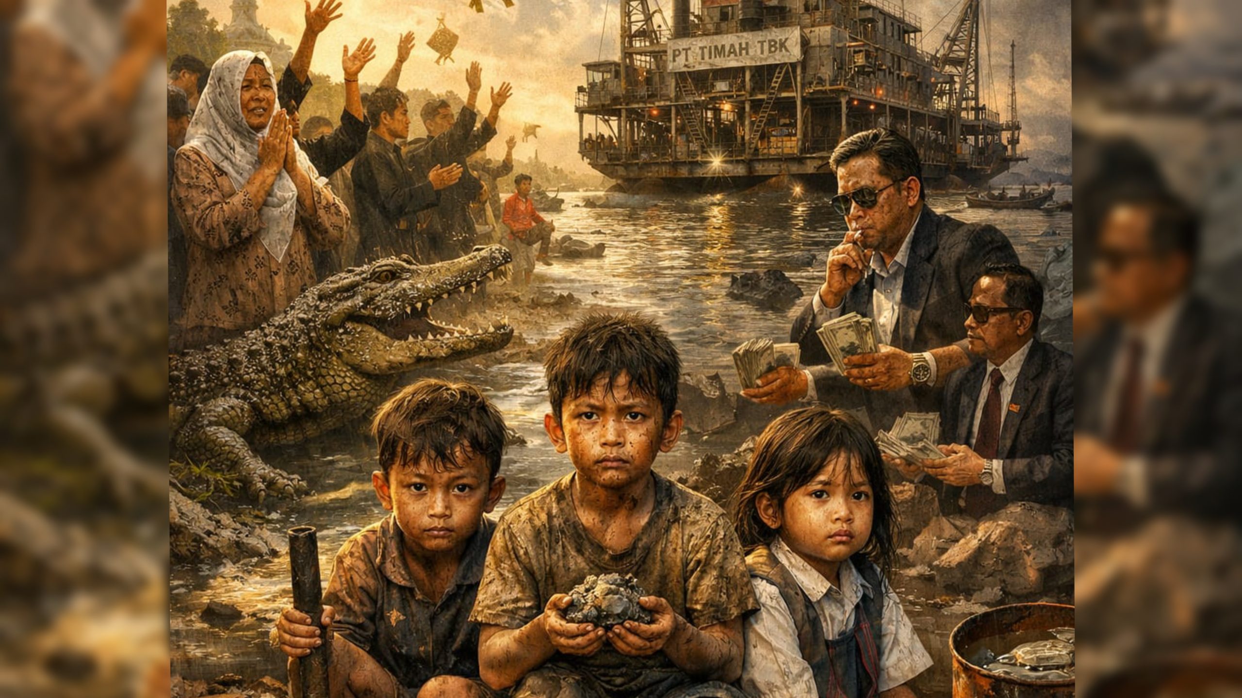 Menggali Ketupat atau Menggali Timah: Ratapan Tempilang di Hamparan Laut yang Terbelah