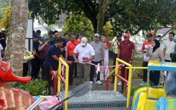 PT Timah Hadirkan Taman Ramah Anak di Komplek Bukit Baru, Ada Danau dan Wahana Permainan