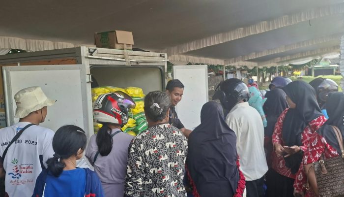 Tekan Inflasi, Pemkab Bangka Selatan Gelar Pasar Murah di Toboali