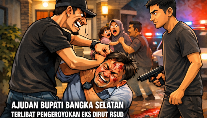 Ajudan Bupati Bangka Selatan Inisial R Diduga Terlibat Pengeroyokan Eks Dirut RSUD