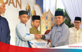 Santri Tahfiz di Bangka Selatan Bersyukur Dapat Bantuan Pendidikan dari PT Timah