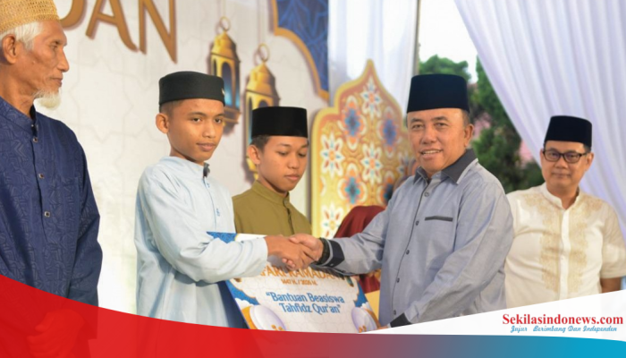 Santri Tahfiz di Bangka Selatan Bersyukur Dapat Bantuan Pendidikan dari PT Timah