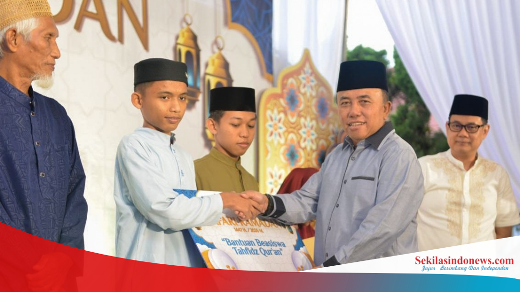 Santri Tahfiz di Bangka Selatan Bersyukur Dapat Bantuan Pendidikan dari PT Timah