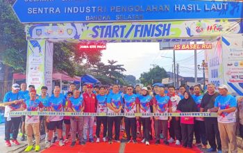 1.300 Pelari Ramaikan Basel Run 2026 di Toboali, Bupati Bangka Selatan Lepas Start
