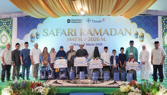 PT Timah Tbk Berbagi Kebahagiaan bersama Anak Yatim di Belinyu